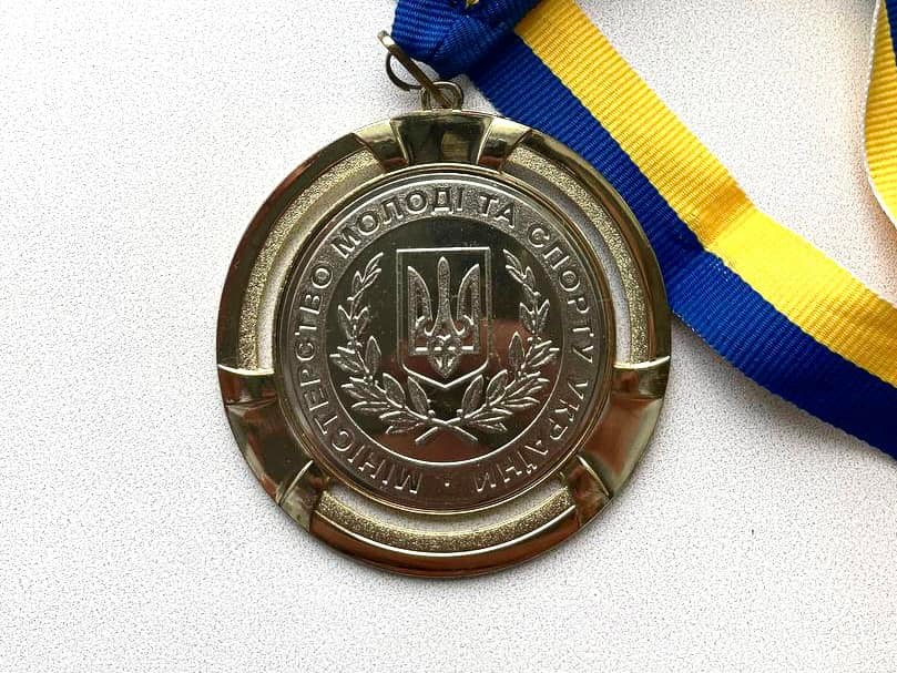 Медаль володаря Кубку України з футзалу 2015 року. Ракурс № 1. 