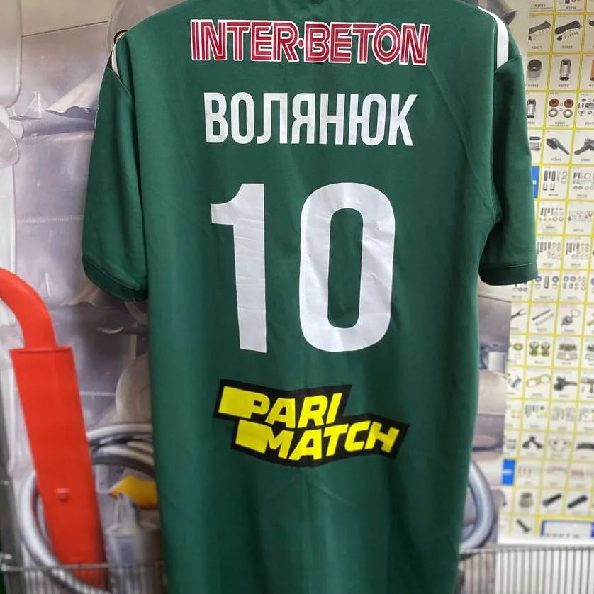 Ігрова футболка Михайла Волянюка сезону 2021/2022 р. р. Ракурс № 2. 
