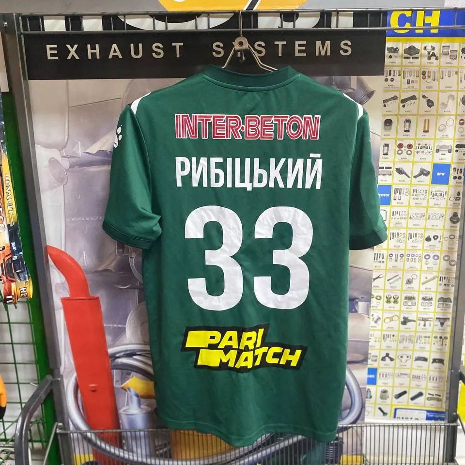 Ігрова футболка Дмитра Рибіцького зразка сезону 2021/2022 р. р. Ракурс № 1. 
