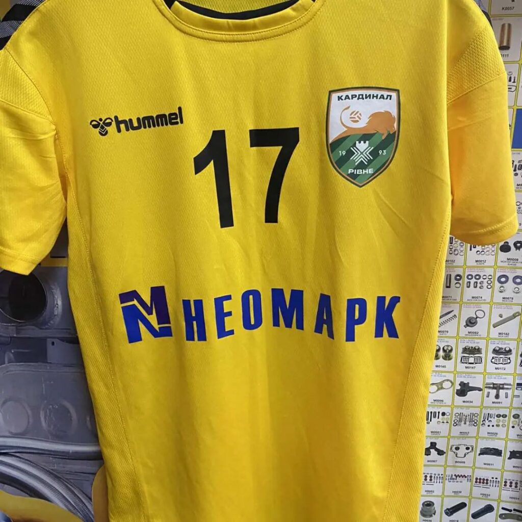 Ігрова футболка Олександра Басича сезону 2020/2021 р. р. Ракурс № 2.