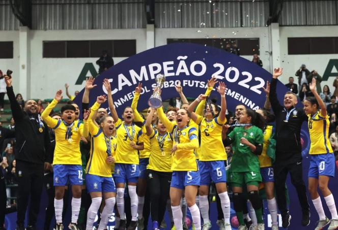 Збірна Бразилії (WU-20) - чемпіон Південної Америки серед 20-річних дівчат. 