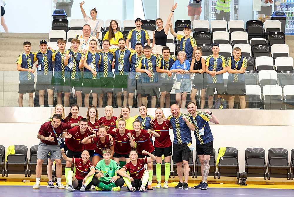 Чоловіча команда ІФФКФВ та жіноча команда УДУ ім. М. Драгоманова на Європейських Університетських Іграх - 2024. Фото: eug2024.eu Чоловіча команда ІФФКФВ та жіноча команда УДУ ім. М. Драгоманова на Європейських Університетських Іграх - 2024. Фото: eug2024.eu