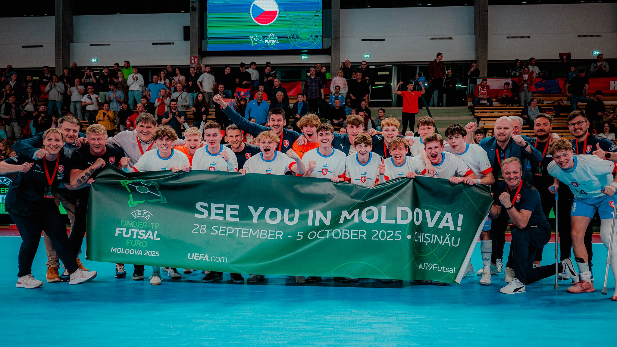 Юніорська збірна Чехії - учасник Євро-2025 (U-19). Фото: futsal.cz Юніорська збірна Чехії - учасник Євро-2025 (U-19). Фото: futsal.cz