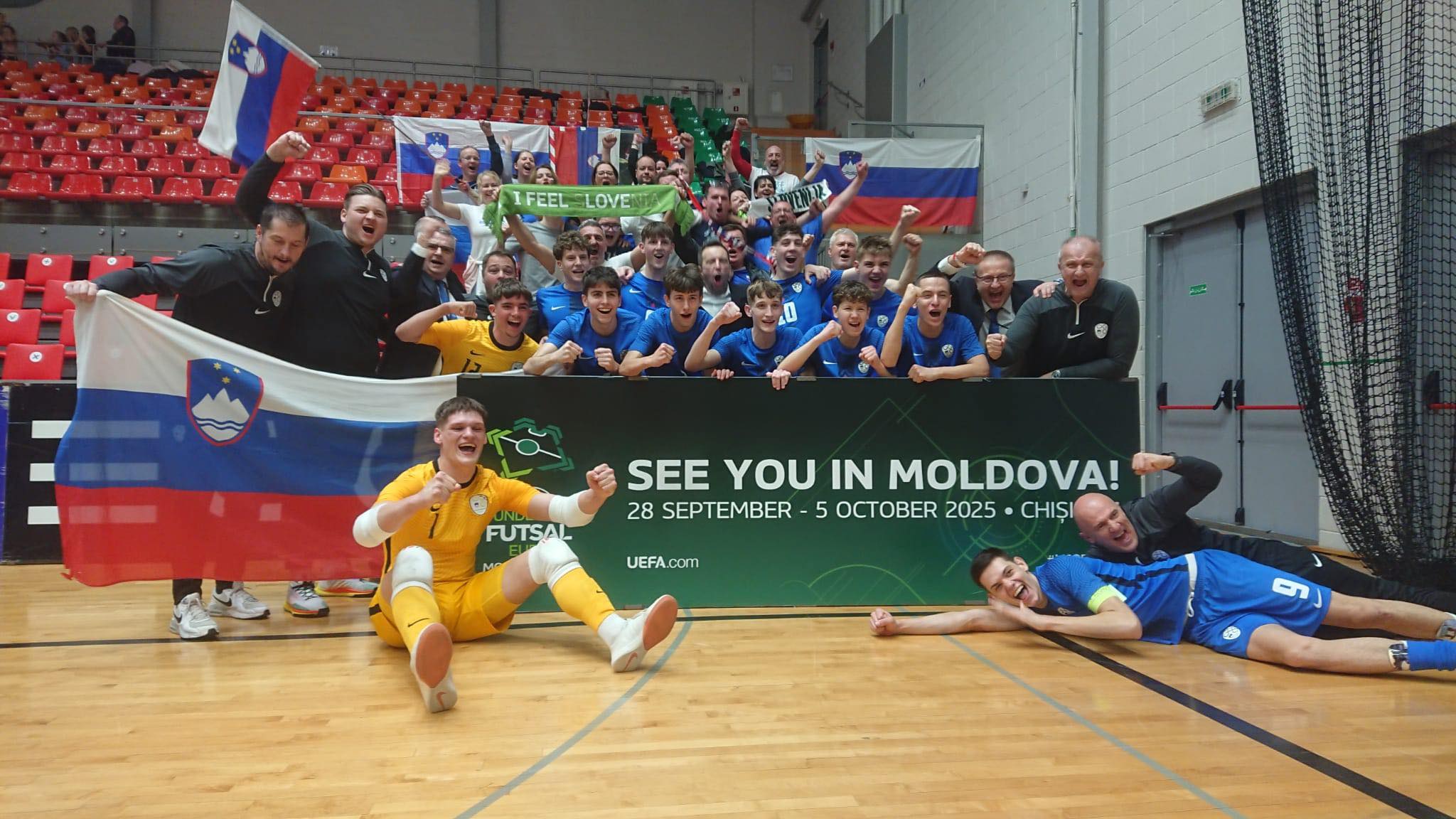 Збірна Словенії (U-19) - учасник Євро-2025 (U-19). Фото: futsal.si Збірна Словенії (U-19) - учасник Євро-2025 (U-19). Фото: futsal.si