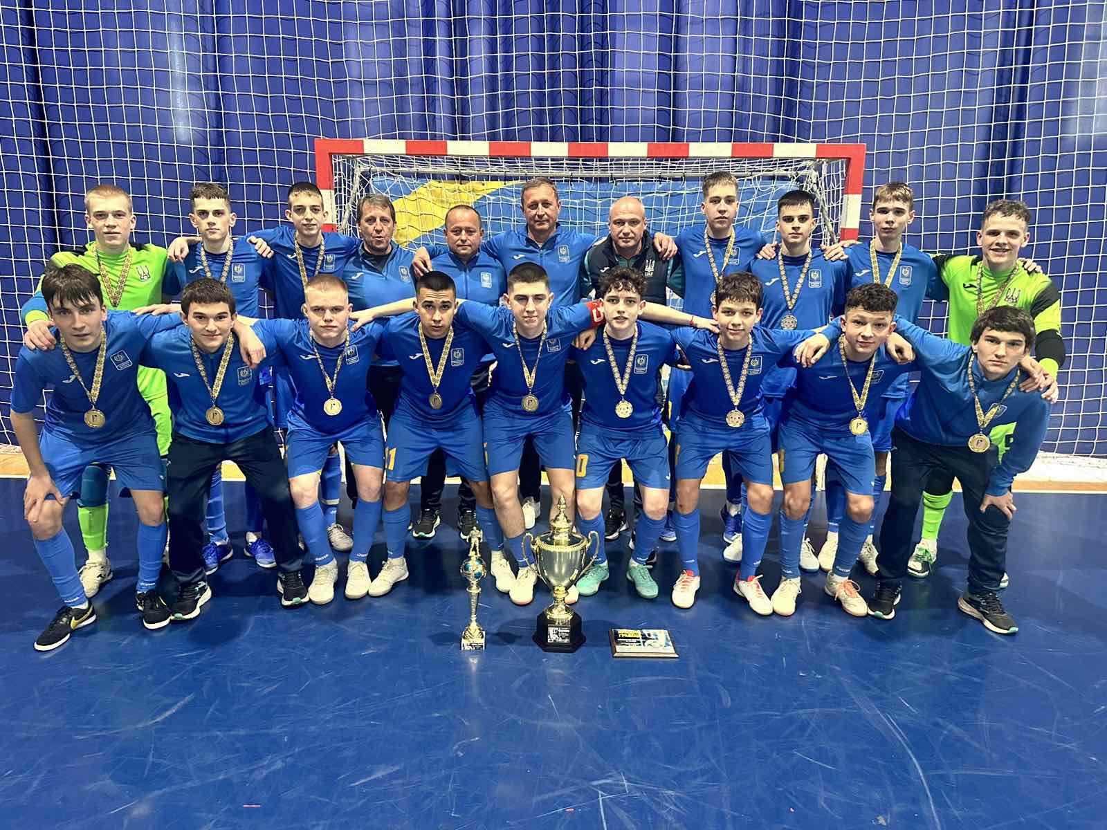 «Академія футзалу» (Ужгород): - чемпіон Юнацької Екстра-ліги (U-17) сезону 2024/2025 р. р. 