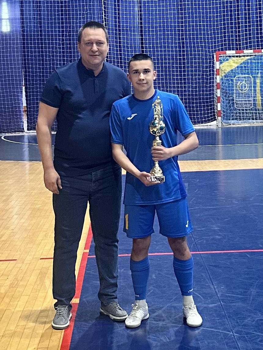 Віталій Закора - найкращий гравець Юнацької Екстра-ліги (U-17) сезону 2024/2025 р. р. 