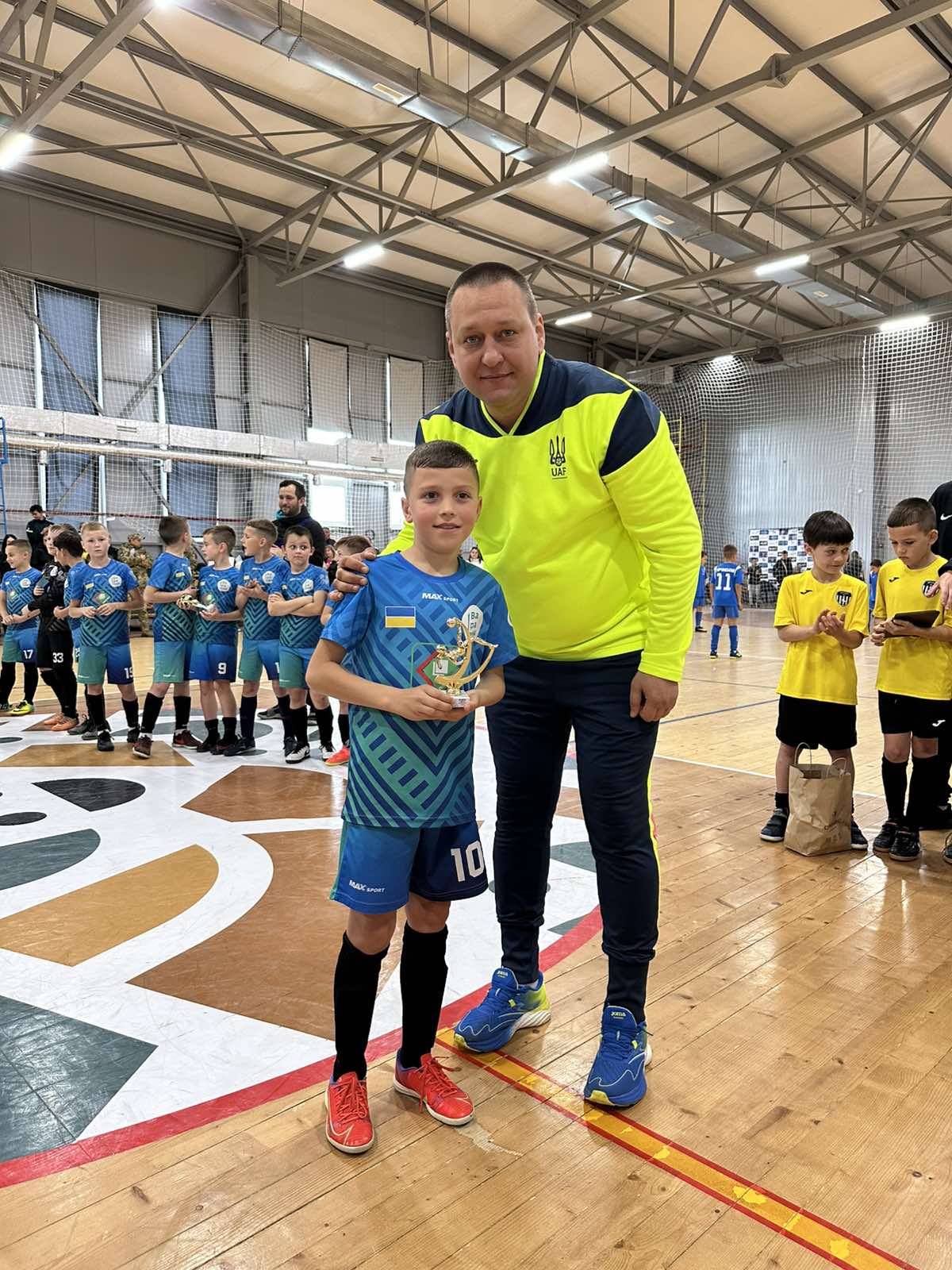 Даніїл Чуйка («Стефайно») - найкращий гравець чемпіонату України (U-10) серед команд Першої ліги. Даніїл Чуйка («Стефайно») - найкращий гравець чемпіонату України (U-10) серед команд Першої ліги.