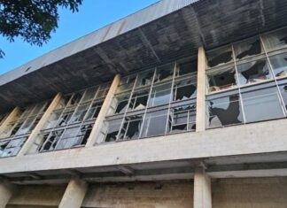 Спорткомплекс столичного НТУУ «КПІ» постраждав після атаки російських варварів