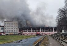 У Шостці російськими окупантами знищений спорткомплекс «Свема»
