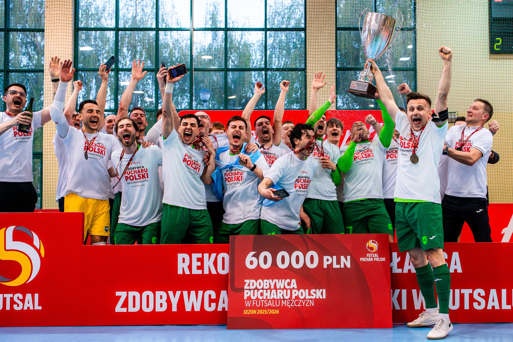 «Рекорд» - володар Кубка Польщі сезону 2025/2026 р. р. Фото: Каміл Пехчіньскі (Польща)