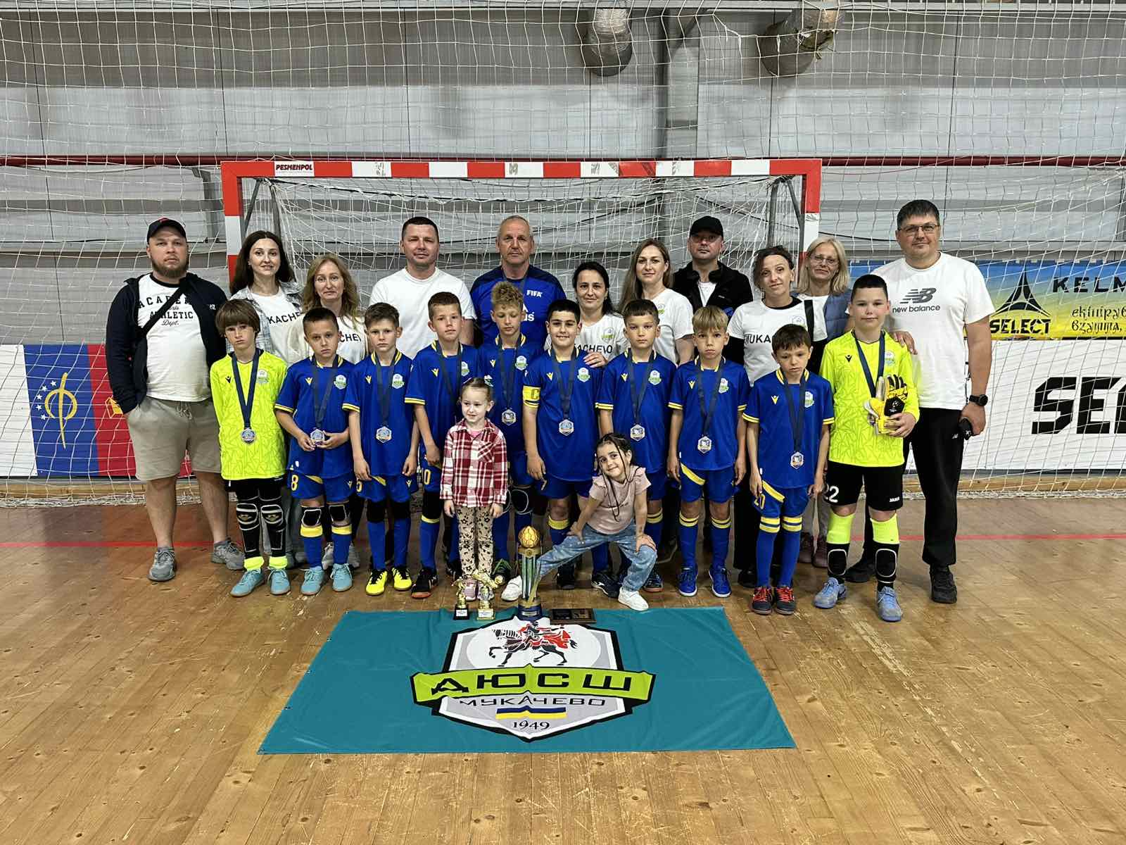 ДЮСШ (Мукачево) – срібний призер чемпіонату України (U-9) сезону 2025/2026 р. р. 